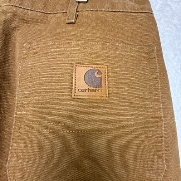 Carhartt Washed Duck Work Dungaree Pants B11 BRN 36x30 Mens USA NOS NWT